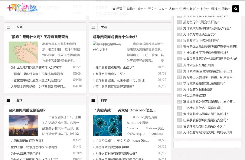 网站名称
