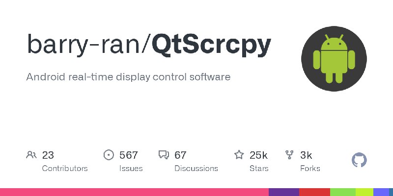 GitHub - barry-ran/QtScrcpy: Android real-time display control software