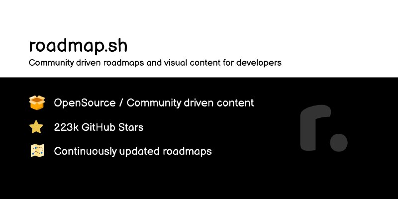GitHub - kamranahmedse/developer-roadmap: Interactive roadmaps, guides and other educational content to help developers grow in…