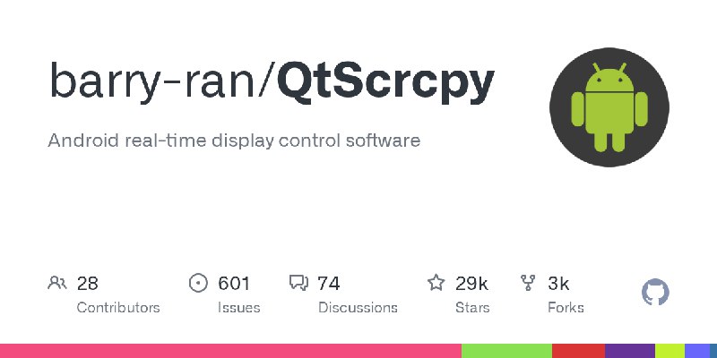 GitHub - barry-ran/QtScrcpy: Android real-time display control software