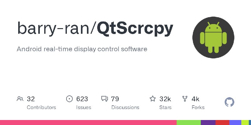 GitHub - barry-ran/QtScrcpy: Android real-time display control software