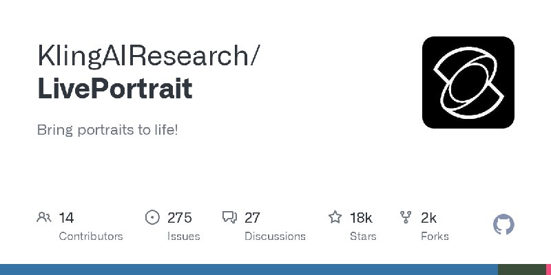 GitHub - KlingAIResearch/LivePortrait: Bring portraits to life!