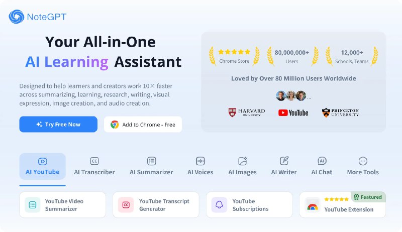 NoteGPT - Your AI Agent for Work & Growth