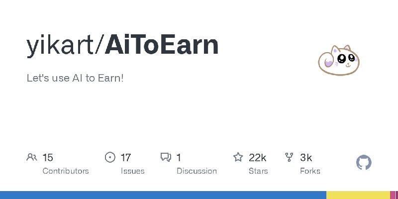 GitHub - yikart/AiToEarn: Let's use AI to Earn!