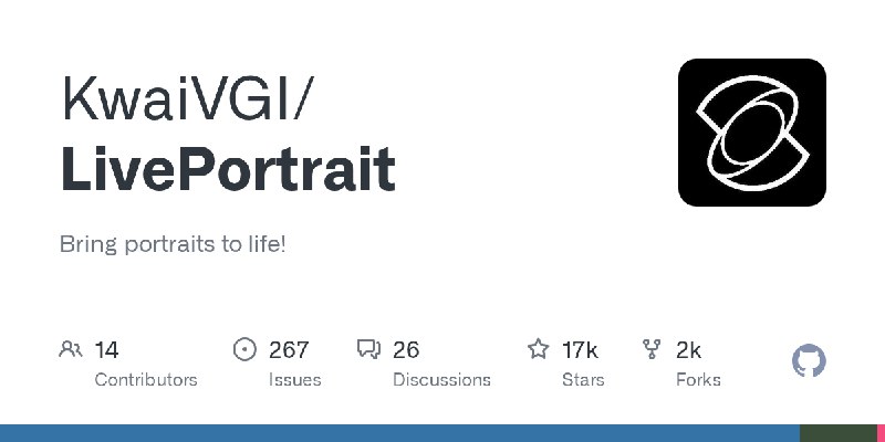 GitHub - KwaiVGI/LivePortrait: Bring portraits to life!