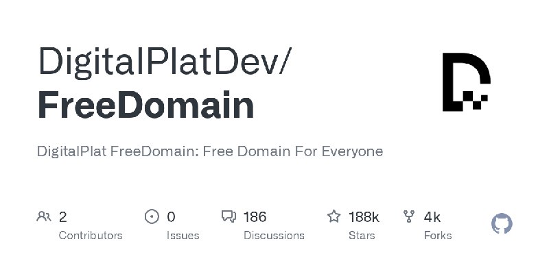 GitHub - DigitalPlatDev/FreeDomain: DigitalPlat FreeDomain: Free Domain For Everyone
