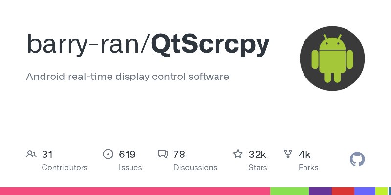 GitHub - barry-ran/QtScrcpy: Android real-time display control software