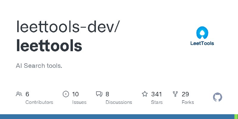 GitHub - leettools-dev/leettools: AI Search tools.
