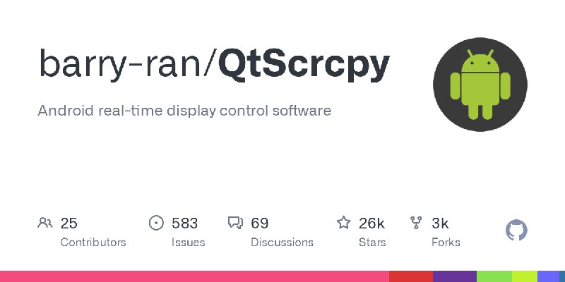 GitHub - barry-ran/QtScrcpy: Android real-time display control software